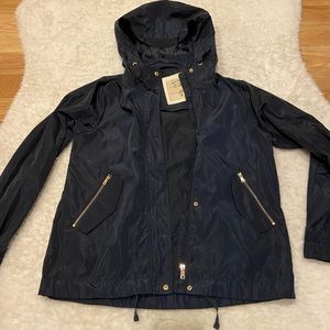Ci Sono Navy Rain Jacket